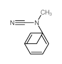 N-甲基-N-(2-苯乙基)氰胺 结构式