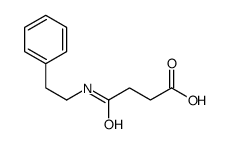 3-[(2-苯乙基)氨基甲酰基]丙酸 结构式