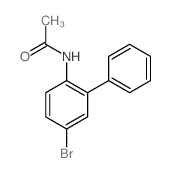 N-(5-溴联苯-2-基)乙酰胺 结构式