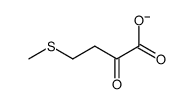 Butanoic acid, 4-(methylthio)-2-oxo-, ion(1-) 结构式