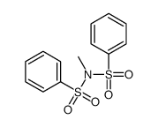 N,N-双(苯磺酰基)甲胺 结构式