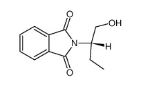 1H-Isoindole-1,3(2H)-dione, 2-[(1S)-1-(hydroxymethyl)propyl]- 结构式