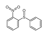 1-硝基-2-(苯基亚磺酰基)苯 结构式