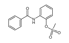 Benzamide, N-[2-[(methylsulfonyl)oxy]phenyl]- 结构式