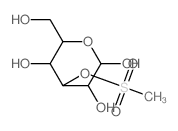 6-(hydroxymethyl)-4-methylsulfonyloxy-oxane-2,3,5-triol 结构式