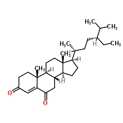 豆甾-4-烯-3,6-二酮 结构式