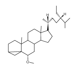 3,5-环豆甾烷-6-甲氧基-(3α,5R)- 结构式