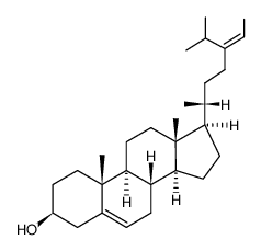 Δ5-燕麦甾醇-(Z) 结构式