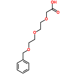 2-[2-(2-(苄氧基)乙氧基)乙氧基]乙酸 结构式