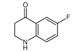 6-氟-2,3-二氢喹啉-4-酮 结构式