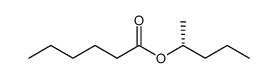 Hexanoic acid, (1R)-1-methylbutyl ester 结构式