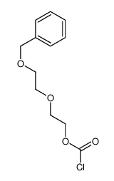 Carbonochloridic acid, 2-[2-(phenylmethoxy)ethoxy]ethyl ester 结构式