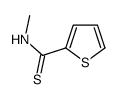 2-Thiophenecarbothioamide, N-methyl- 结构式