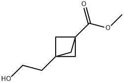 3-(2-羟乙基)双环[1.1.1]戊烷-1-羧酸甲酯 结构式