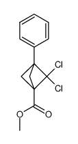 2,2-二氯-3-苯基双环[1.1.1]戊烷-1-羧酸甲酯 结构式