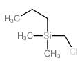 Silane,(chloromethyl)dimethylpropyl- 结构式