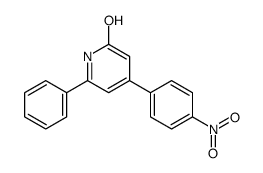 4-(4-硝基苯基)-6-苯基-1H-吡啶-2-酮 结构式