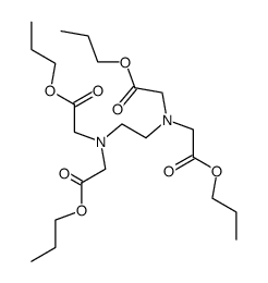 (Ethylenedinitrilo)tetraacetic acid tetrapropyl ester 结构式