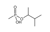1,2-二甲基丙基甲基膦酸单酯 结构式
