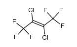 (E)-2,3-二氯-1,1,1,4,4,4-六氟-2-丁烯 结构式