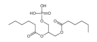 dicaproylphosphatidic acid 结构式