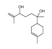 6-Heptene-2,5-diol, 6-methyl-2-(4-methyl-3-cyclohexen-1-yl)- 结构式