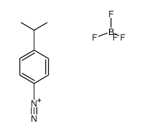 4-异丙基苯重氮四氟硼酸盐 结构式