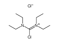 Ethanaminium, N-[chloro(diethylamino)methylene]-N-ethyl-, chloride (1:1) 结构式