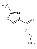 2-甲基-4-恶唑甲酸乙酯 结构式