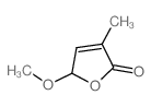 5-甲氧基-3-甲基-2(5H)-呋喃酮 结构式