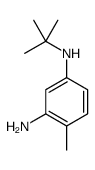 N1-叔丁基-4-甲基-1,3-苯二胺 结构式