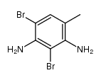2,4-二溴-6-甲基-1,3-苯二胺 结构式