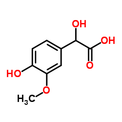 3-甲氧基-4-羟基扁桃酸 结构式