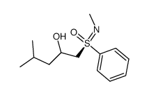 2-Pentanol, 4-methyl-1-[[S(S)]-N-methyl-S-phenylsulfonimidoyl]-, (2S)- (9CI) 结构式