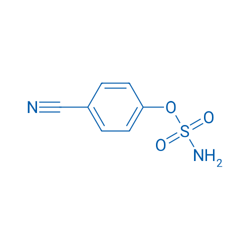 Sulfamic acid, 4-cyanophenyl ester 结构式
