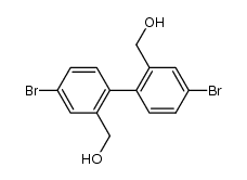 4,4'-二溴-2,2'-双(羟甲基)-1,1'-联苯 结构式