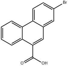 2-溴-9-菲甲酸 结构式