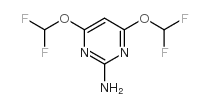 2-氨基-4,6-双(二氟甲氧基)嘧啶 结构式
