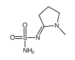 Sulfamide, (1-methyl-2-pyrrolidinylidene)- 结构式
