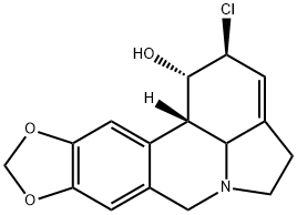 1H-[1,3]二氧杂环[4,5-j]吡咯并[3,2,1-de]菲啶-1-醇, 2-氯-2,4,5,7,12b,12c-六氢-, (1S,2S,12bS,12cS)- 结构式