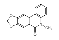 [1,3]Dioxolo[4,5-j]phenanthridin-6(5H)-one, 5-methyl- 结构式