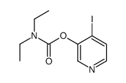 Carbamic acid, N,N-diethyl-, 4-iodo-3-pyridinyl ester 结构式