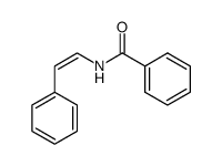 N-[(Z)-2-苯基乙烯基]苯甲酰胺 结构式