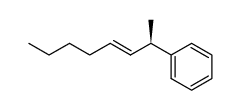Benzene, [(1R,2E)-1-methyl-2-hepten-1-yl]- 结构式