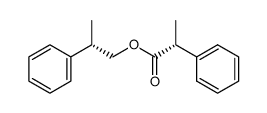 Benzeneacetic acid, α-methyl-, (2S)-2-phenylpropyl ester, (αR)- 结构式