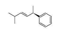 Benzene, [(1R,2E)-1,4-dimethyl-2-penten-1-yl]- 结构式