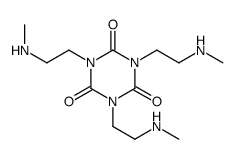 1,3,5-三[2-(甲氨基)乙基]-1,3,5-三嗪-2,4,6(1H,3H,5H)-三酮 结构式