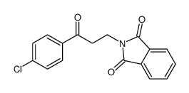 2-[3-(4-氯苯基)-3-氧代丙基]异吲哚-1,3-二酮 结构式