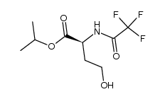 N-(2,2,2-三氟乙酰基)-L-高丝氨酸异丙酯 结构式