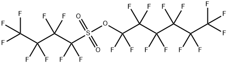 1,1,2,2,3,3,4,4,4-九氟-1-丁磺酸-1,1,2,2,3,3,4,4,5,5,6,6,6-十三氟己酯 结构式